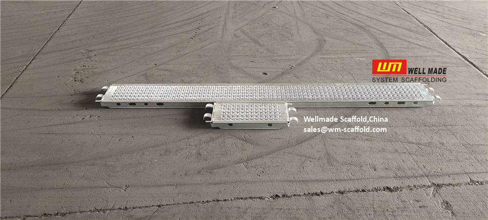 320mm scaffolding plank work with O ledger to Europe - Wellmade ringlock scaffolding platform hot dip galvanized - Access and Staging Scaffold Walk Board and Work Platform
