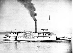 sidewheeler steamboat