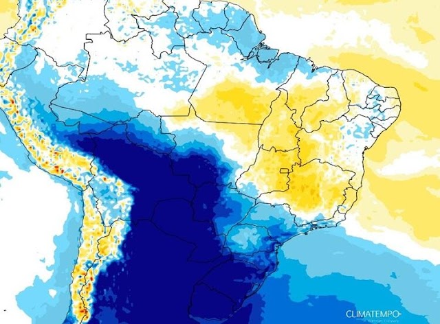 Temperaturas Despencam no Final de Semana com Chegada de Frente Fria