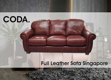 Full leather sofa Singapore
