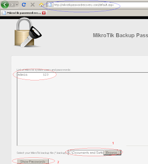 Gress Internet online Recovery Password Mikrotik