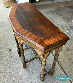 minwax wood finish penetrating stain in dark walnut 2716 half occasional table stained makeover