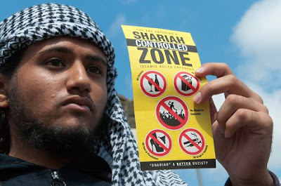 Entering Shariah zone