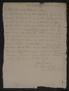 A page of handwritten text.