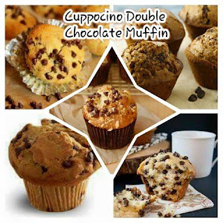 Cuppocino Double Chocolate Muffin,Tepung Kek Segera,Muffin