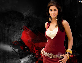 Katrina Kaif in red Wallpaper