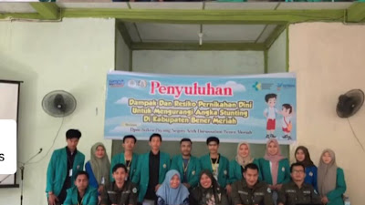 Tingginya Kasus Stunting! DPM STIKes PNAD Adakan Penyuluhan dan Bakti Sosial di Kecamatan Syiah Utama