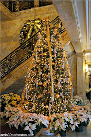 Decoraciones de Navidad en Marble House, Newport