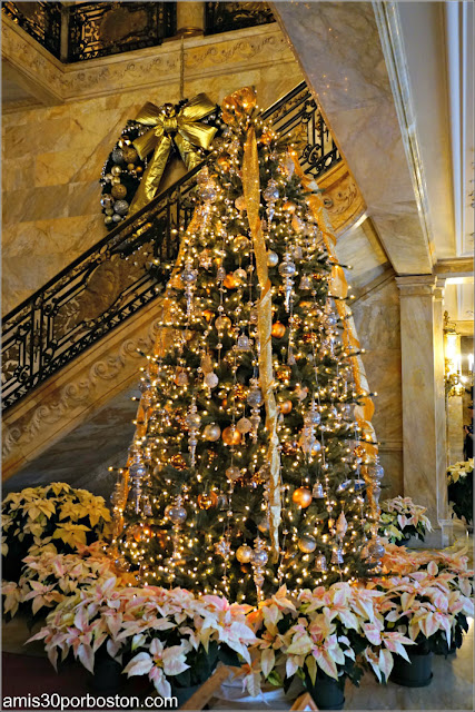 Decoraciones de Navidad en Marble House, Newport