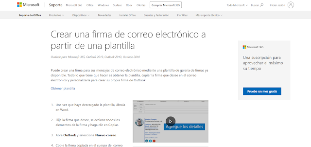 Microsoft Word:  Aunque no lo creas tambien lo puedes hacer en Word, Microsoft te ofrece la posibilidad de descargar un archivo editable completamente gratuito que podrás personalizar para utilizar como firma de correos electrónicos.
