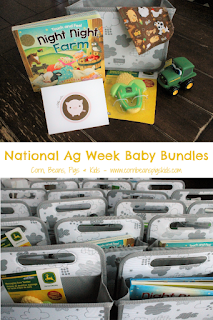 National Ag Week Baby Bundles - Fun Service Project for the next generation celebrating agriculture