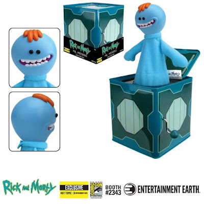 San Diego Comic-Con 2019 Exclusive Rick and Morty Mr. Meeseeks Jack-in-the-Box by Entertainment Earth