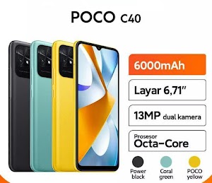 HP Poco C40 Ram 4/64