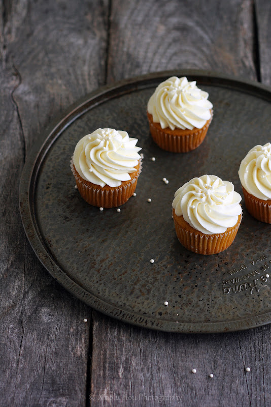 Pumpkin Cupcakes for Christin's Birthday