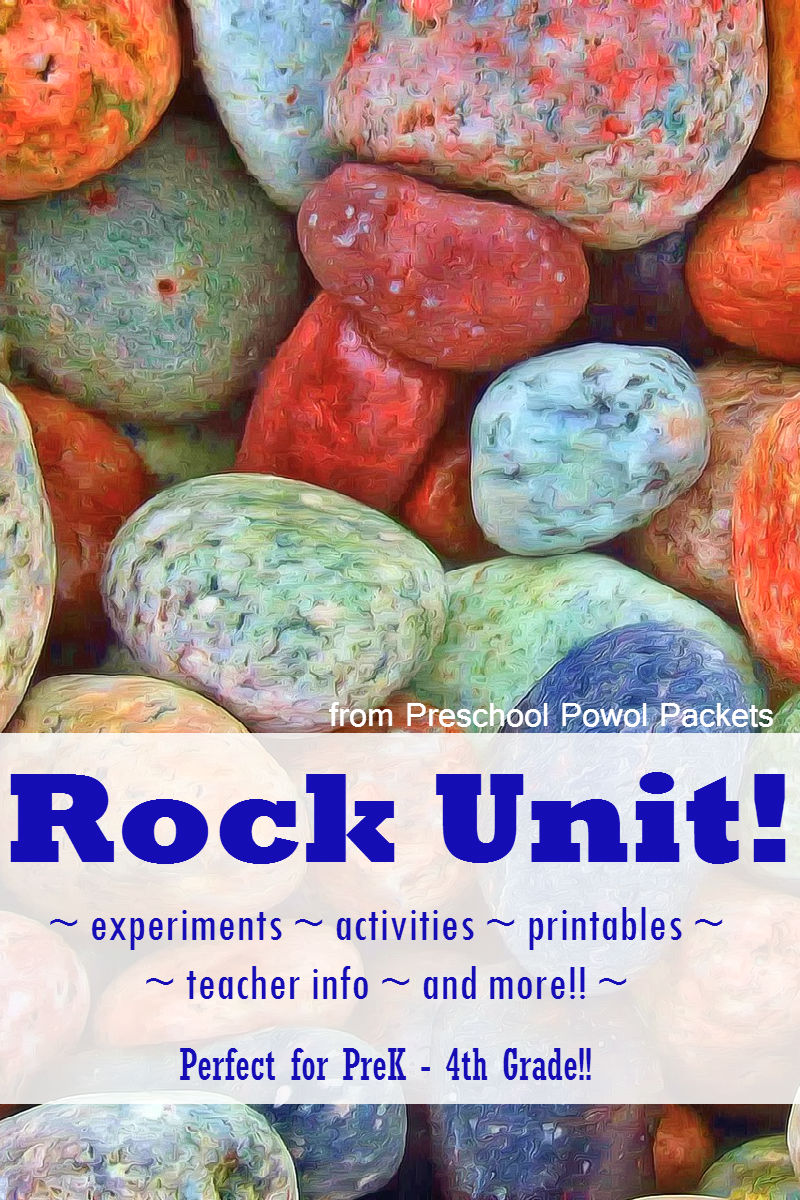 geology rocks unit free printable packet rock theme preschool
