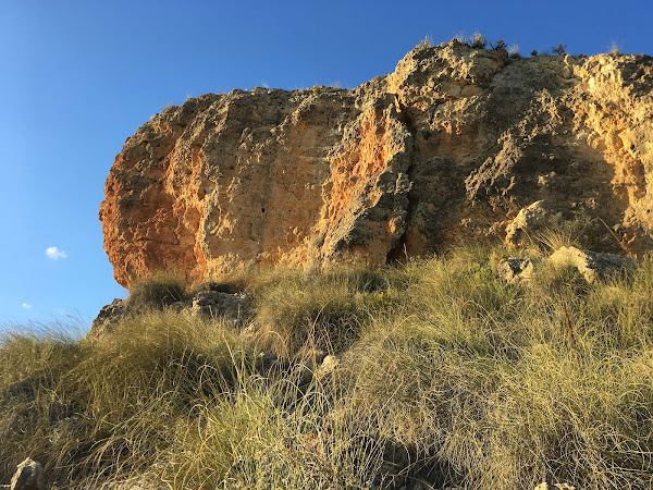 Perfil de la 'culebra' en las Moratillas. Yecla, noviembre 2020