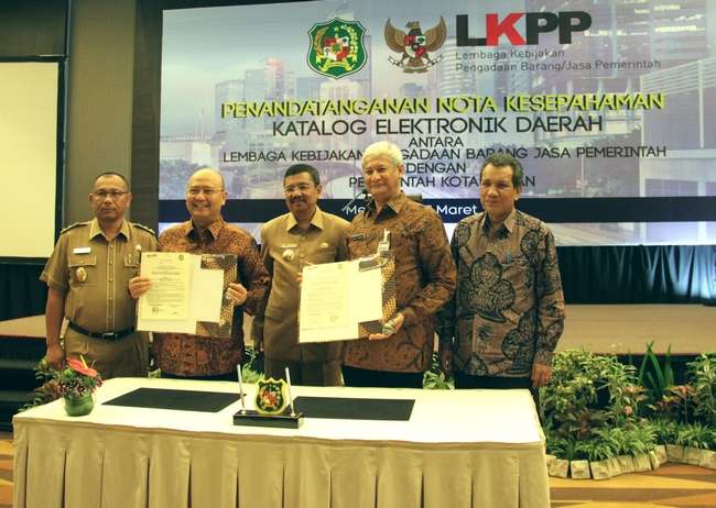 LKPP dan Pemko Medan tandatangani Nota Kesepahaman E  