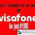 Leave GLO Data Plan and Get 1TB (Terabyte) worth of Data for #1000 On Visafone