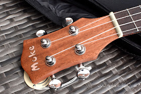 Muke MS-10 Soprano Ukulele headstock