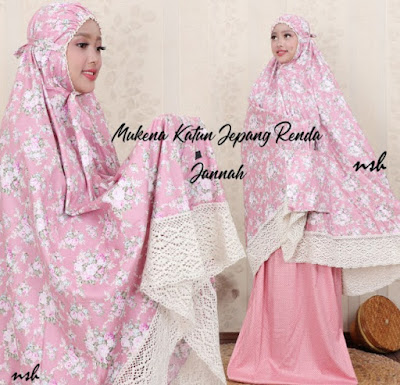 Mukena katun jepang jumbo