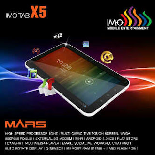 IMO Mars X5 Tablet Android harga dibawah Rp 1 juta