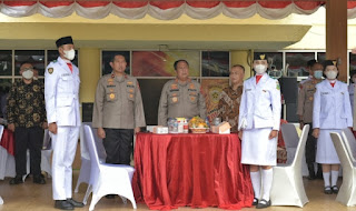 Kapolda Jabar Menerima Peserta Pasukan Pengibar Bendera Pusaka (PASKIBRAKA) Tingkat Provinsi Jabar