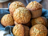 Maple Brown Sugar Oatmeal Muffins