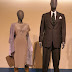 Maestro movie costumes worn by Carey Mulligan and Bradley Cooper on
display...