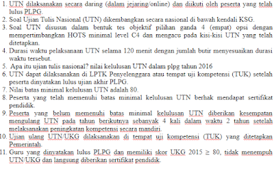 Soal UTN PLPG Lengkap