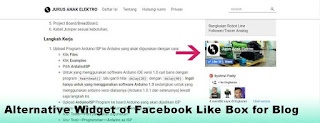 Alternative Widget of Facebook Like Box for Blog AMP
