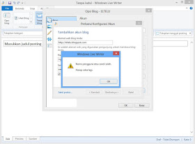 Error Yang Terjadi Pada Windows Live Writer