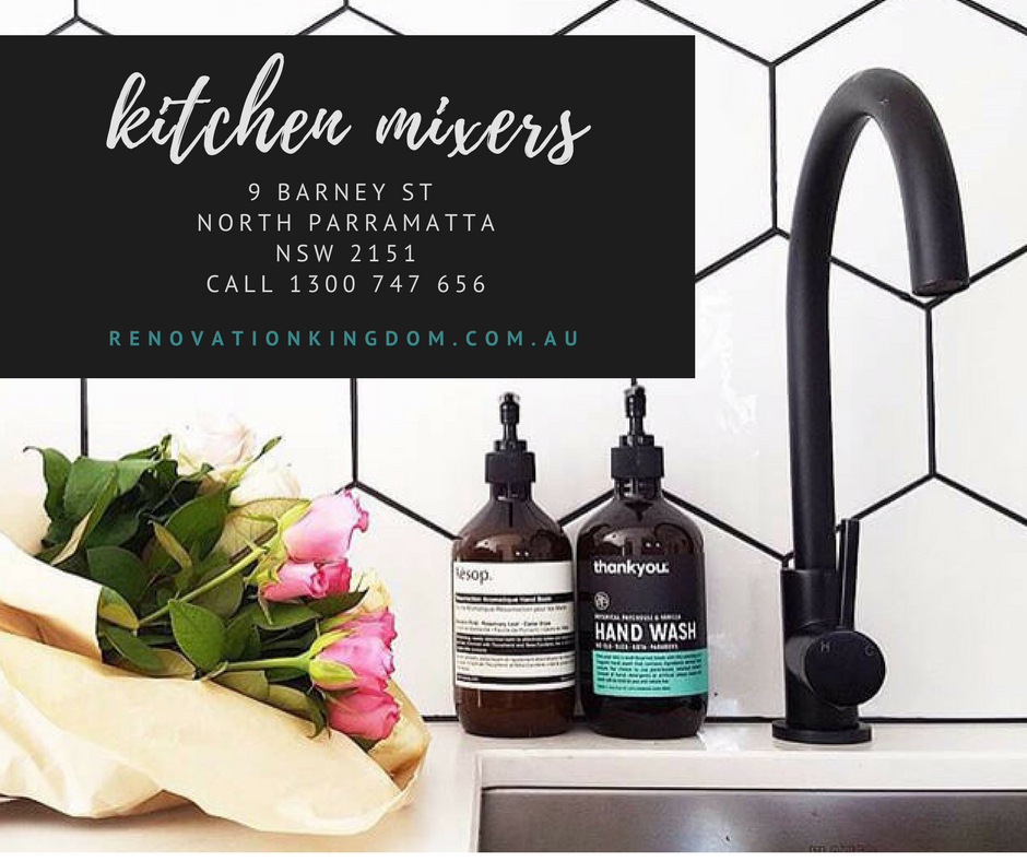 Black Matte Kitchen Mixers - Renovation Kingdom