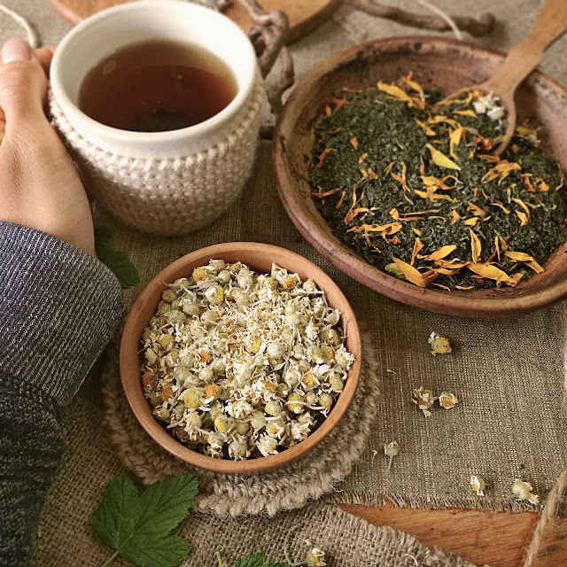handmade tea, currant tea