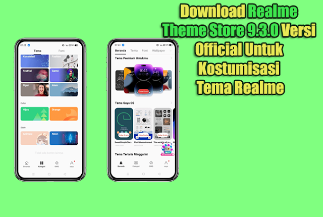 Download Realme Theme Store 9.3.0 Versi Official Untuk Kostumisasi Tema Realme