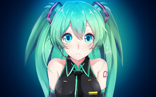 Hatsune Miku Anime Desktop Wallpaper