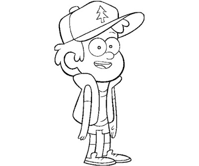 Desenhos para Colorir Gravity Falls e imprimir