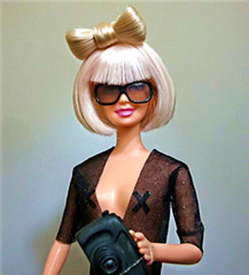 lady gaga hair bow poker face. Photo of Lady Gaga#39;s Barbie