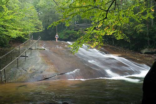 Sliding Rock in Pisgah Forest North Carolina USA