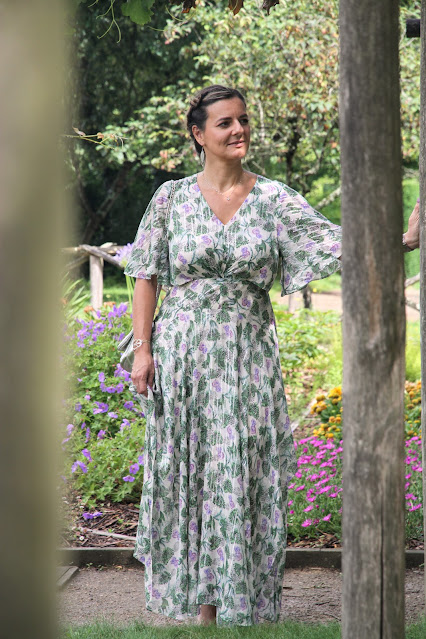 quelle robe pour un mariage bohème chic?, look du jour, maje, robe maje, les petites bulles de ma vie, escarpins cosmoparis