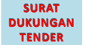 Contoh Surat Dukungan Perusahaan Tender Pengadaan Barang dan Jasa 