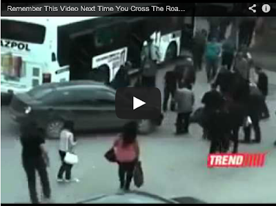 Remember This Video Next Time You Cross The Road Carelessly