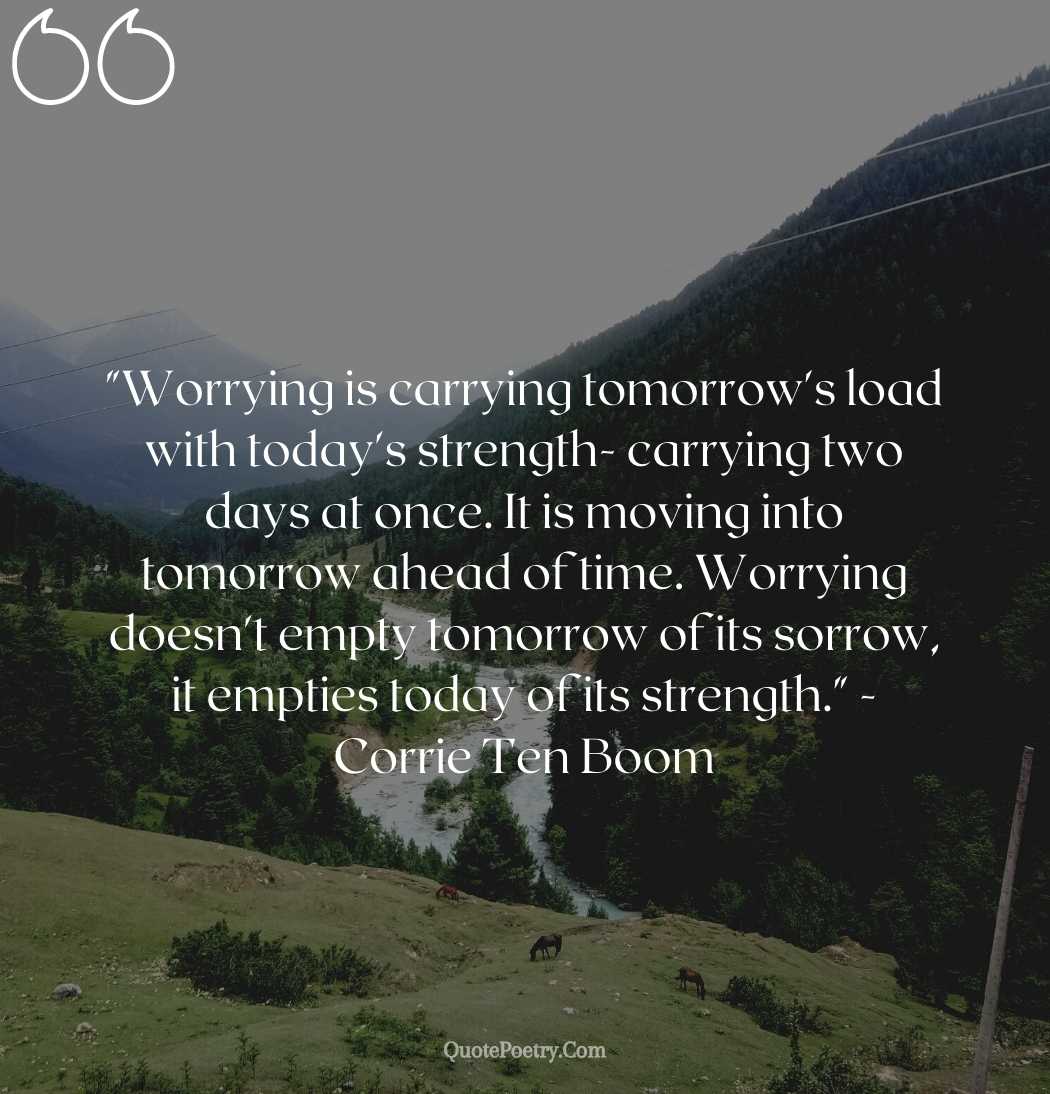 Don't Worry About Tomorrow quotes