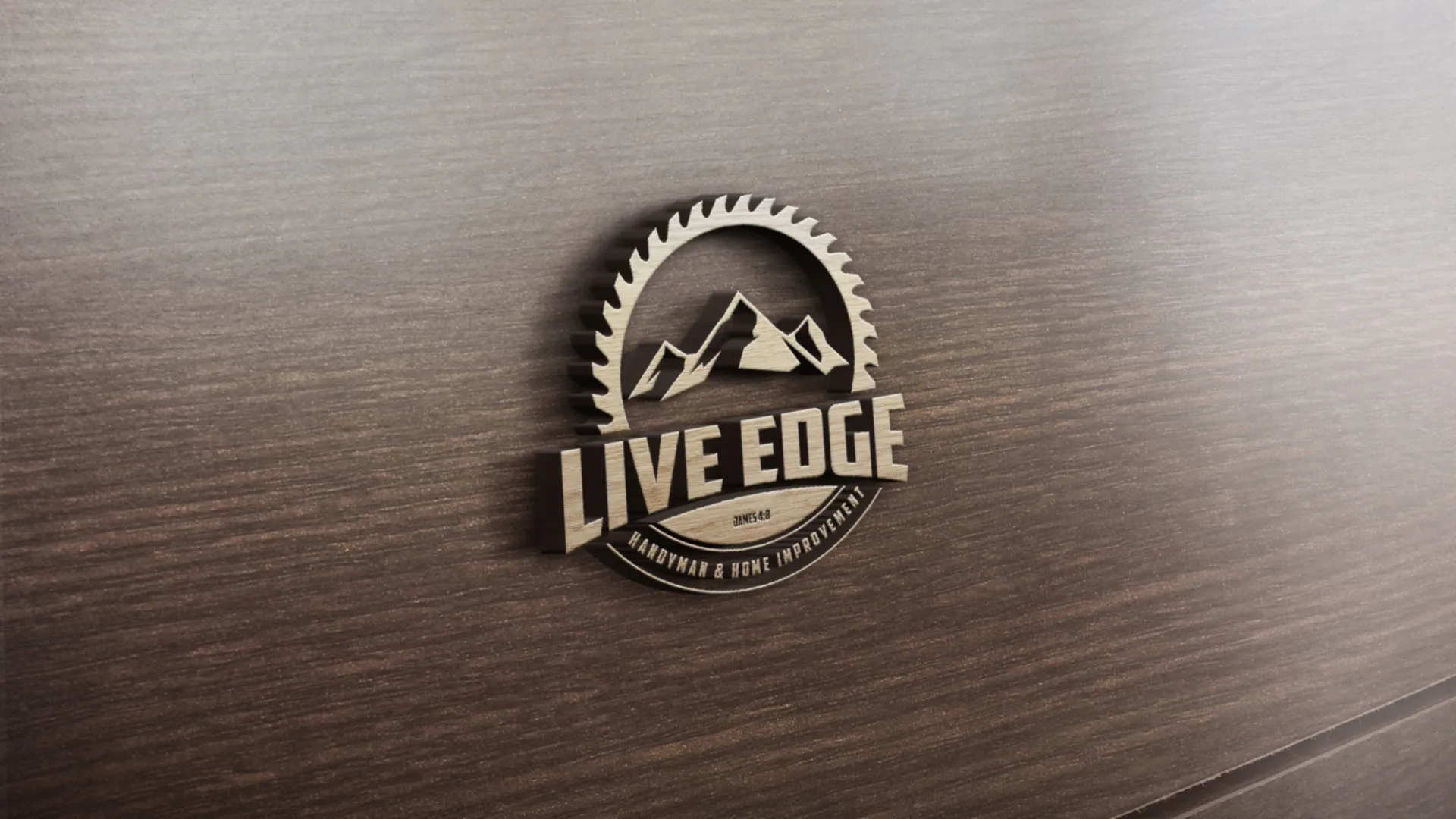 Logo Design: Live Edge - Handyman & Home Improvement
