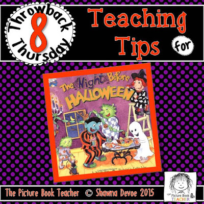 The Night Before Halloween by Natasha Wing TBT - Teaching Tips.