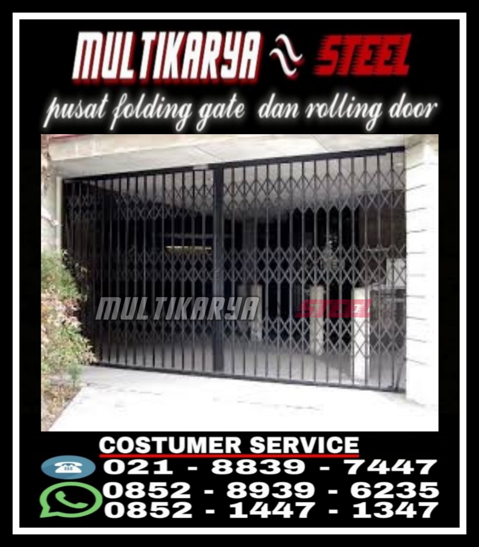 DAFTAR HARGA PINTU HARMONIKA CILACAP MURAH FOLDING GATE 