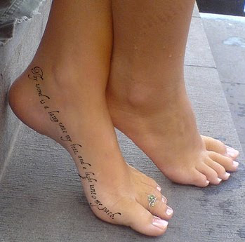  Tattoos on And Then I Really Like This Foot Tattoo  But I Cannot See Me Doing