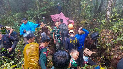 Proses Evakuasi Jalur Udara Helikopter Rombongan Kapolda Jambi Dihentikan