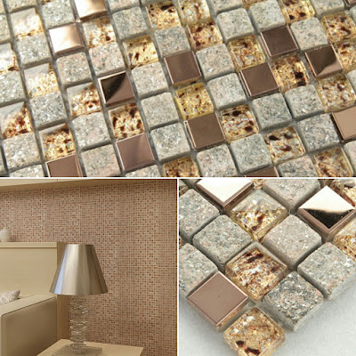 natural stone and glass mosaic sheets stainless steel backsplash square tiles metal tile backsplash wall kitchen