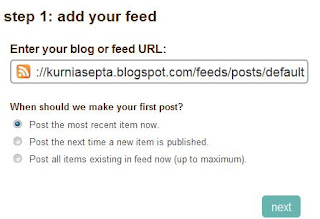 Membuat Auto Post dari Blog ke Twitter & Facebook
