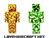 [Minecraft Skins] 4 Mobs Skin for Minecraft